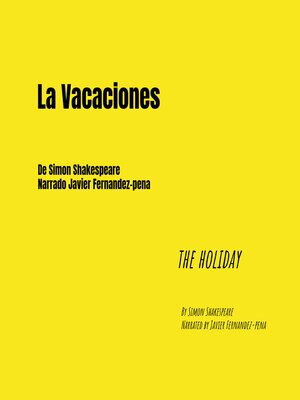 cover image of Las Vacaciones